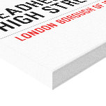 Headheld High Street  Canvas Prints