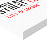 Threadneedle   street  Canvas Prints