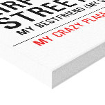 AIRPORT Street  Canvas Prints