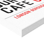 our cafe  Canvas Prints