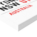 Sydney NSW  Canvas Prints