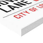 Bow Lane  Canvas Prints