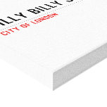 Silly Billy Street  Canvas Prints