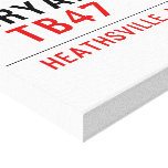 BRYANT RD.   Canvas Prints