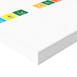 Tabla Periodica  Canvas Prints
