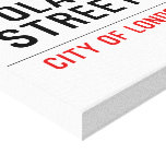Poland Street  Canvas Prints