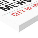EEFTING MEWS  Canvas Prints