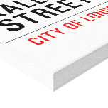 Kale Street  Canvas Prints