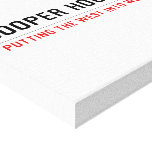 Cooper house  Canvas Prints