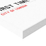 First time buyer  Canvas Prints