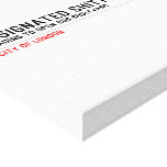 Designated Shitting Street  Canvas Prints