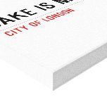 Jake is mean  Canvas Prints