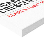 Vicarage Crescent  Canvas Prints
