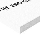 The English HOUSE  Canvas Prints