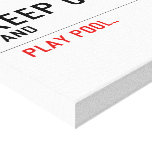 KEEP CALM  Canvas Prints