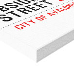 Obsidian Street  Canvas Prints