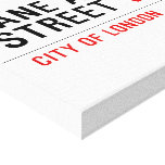 Jane Austen Street  Canvas Prints