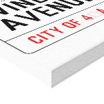Window Avenue  Canvas Prints
