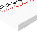 High Street  Canvas Prints