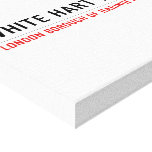 white hart lawn  Canvas Prints