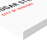EDGAR STREET  Canvas Prints