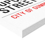 cupcakes Street  Canvas Prints