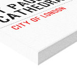 ST PAUL'S CATHEDRAL  Canvas Prints