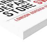 HARRODS DEPARTMENT STORE  Canvas Prints