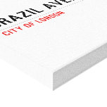 Brazil Avenue  Canvas Prints