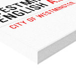 Westminster English  Canvas Prints