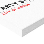 Party street  Canvas Prints