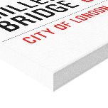 millennium bridge  Canvas Prints