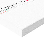 FOLLOW ME ON I.G  Canvas Prints