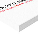 Jln. Raya sembon  Canvas Prints