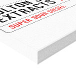 Fulton street Extracts  Canvas Prints