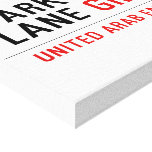 Park Lane  Canvas Prints