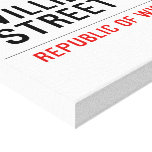 willie isa Street  Canvas Prints