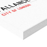 vallance road  Canvas Prints