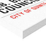 J.B. BROPHY COUNCIL  Canvas Prints