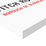 TITCH ROAD  Canvas Prints