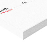 COLLEN.             KA.                 ATHINY  Canvas Prints