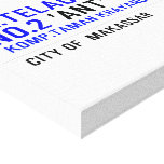 jl.telaga warna no.2  Canvas Prints