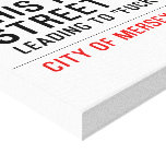 This is my  street  Canvas Prints