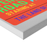 Weirdness Road  Canvas Prints