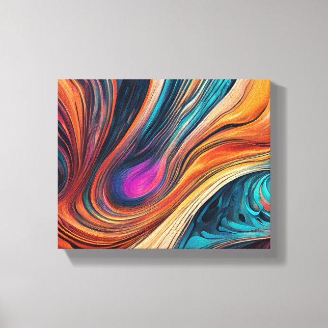 Canvas prints with mixed color design (Front)