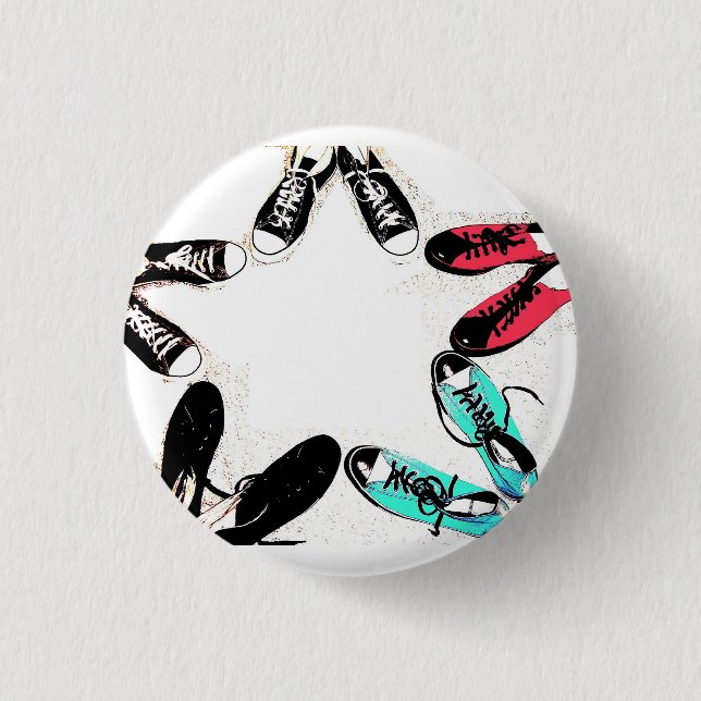 canvas shoes star button (Front)