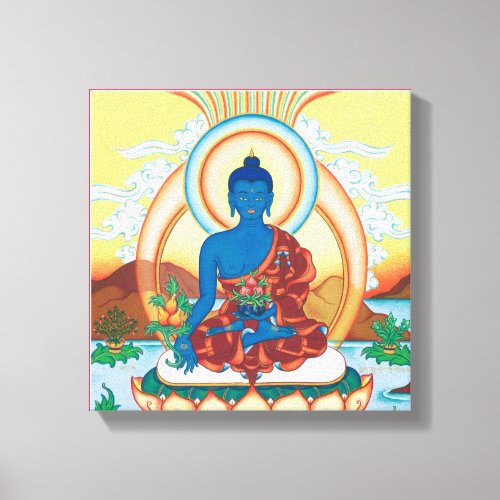 CANVAS SQUARE _ Medicine Buddha _ Healing Master