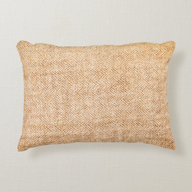 Canvas texture accent pillow (Front)