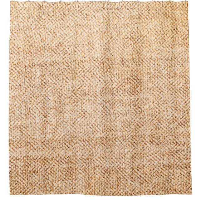 Canvas texture shower curtain (Front)