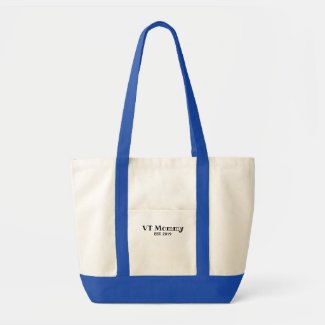 Canvas Tote New Mommy Established 2019, Mom Gift